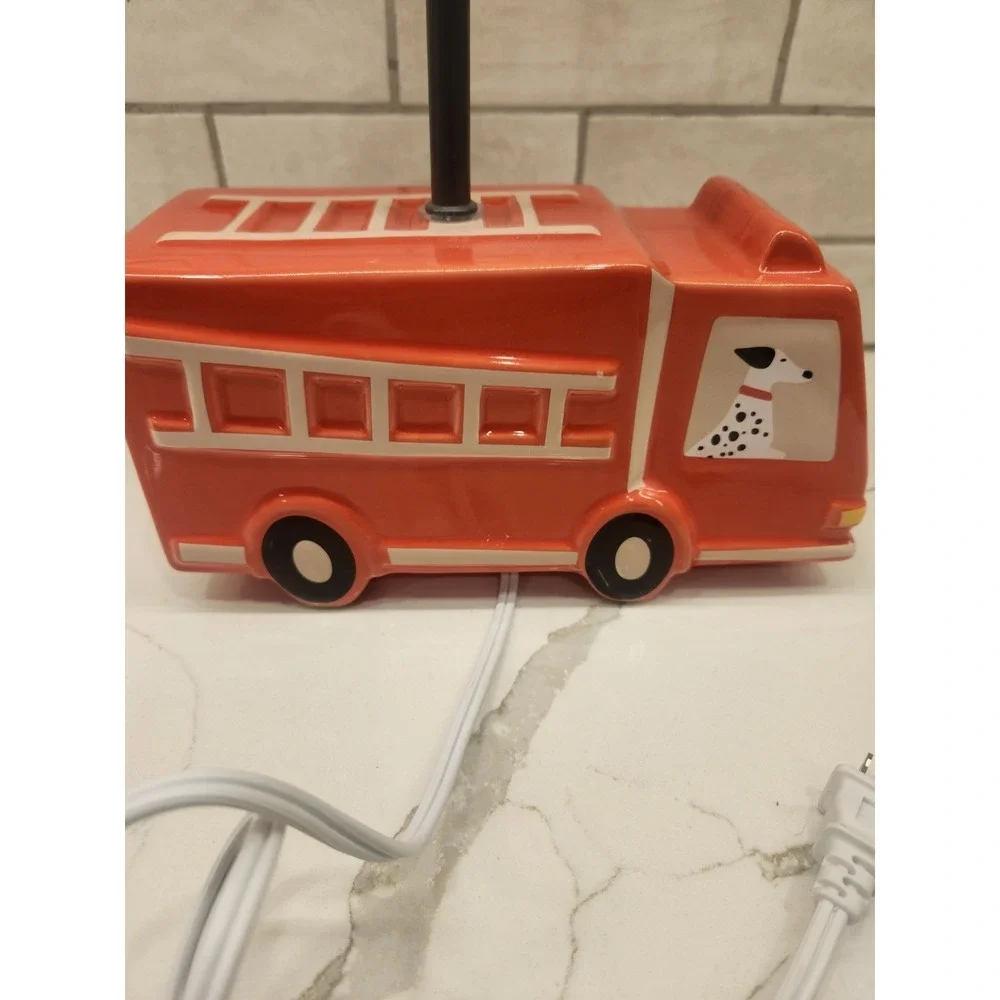 Target Discontinued‎ Children's Fire Truck Lamp With Dalmation Dog-WORKS